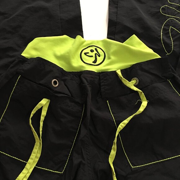 Zumba Pants Womens Small Black Joggers Cargo Fitness Gear Gym Ladies - Picture 5 of 12